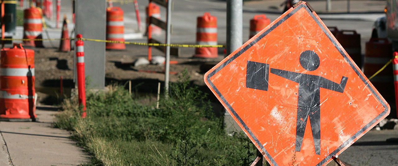 a street under construction